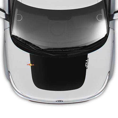 Motorhaubenaufkleber, Vinyl-Grafiken für Kia Soul
