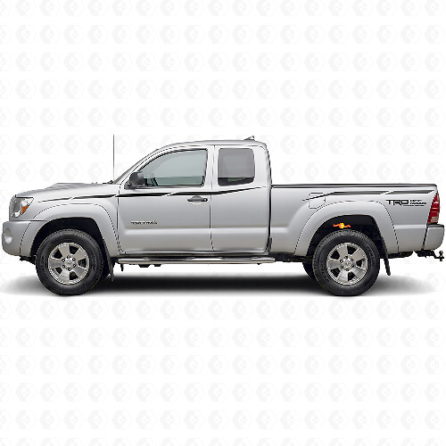 TRD Off Road Seitenstreifen Vinyl-Aufkleber-Set für Toyota Tundra 2007-2013