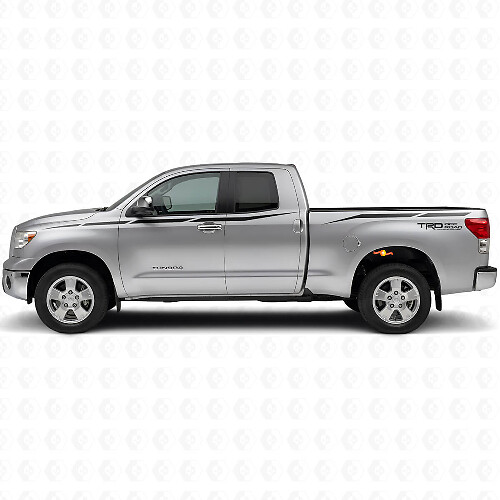TRD Scharfe Streifen Seiten Vinyl-Aufkleber-Set für Toyota Tundra 2007-2013