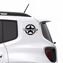Military Star Rückseitiger seitlicher Grafik-Vinylaufkleber für Jeep Renegade 3