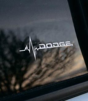 Dodge is in my Blood Fensteraufklebergrafik