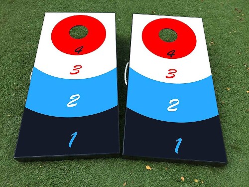 Beer Pong Cornhole Brettspiel Vinylfolie Aufkleber Set