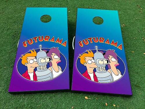 Futurama Cornhole Board Vinyl Folien-Set
