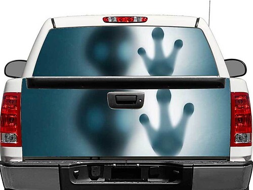Alien Hand Heckscheiben- oder Heckklappen-Vinylaufkleber für Pick-up Trucks und SUVs