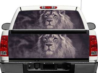 BW Lion King Heckscheibe ODER Heckklappe Aufkleber Aufkleber Pick-up Truck SUV Car