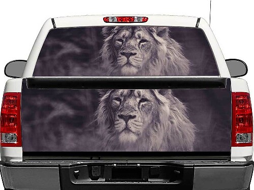 Löwen Heckscheiben- oder Heckklappen-Vinylaufkleber für Pickup-Truck SUV