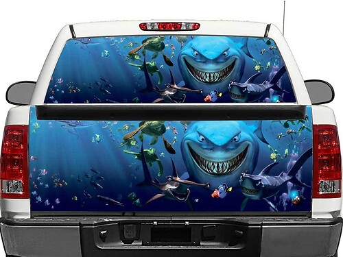 Finding Nemo Heckscheiben- oder Heckklappen-Aufkleber für Pick-up Trucks und SUVs