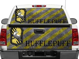 Hufflepuff Harry Potter Haus Heckscheibe ODER Heckklappe Aufkleber Aufkleber Pick-up Truck SUV Auto