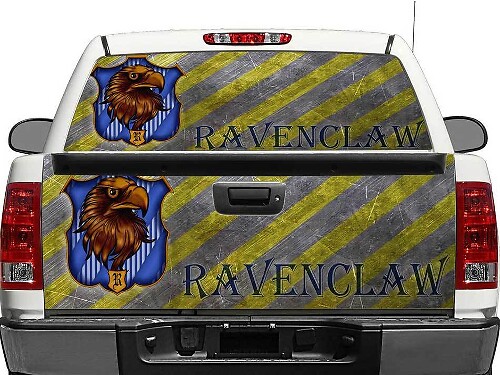 Ravenclaw Logo Harry Potter Heckscheiben- oder Heckklappen-Aufkleber aus Vinyl für Pick-up Trucks SUVs