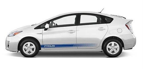 Toyota Prius untere Türverkleidung, Vinyl-Grafiken und Aufkleber-Sets 2013–2020 – Prius-Streifen
