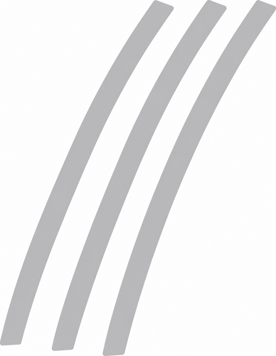 Faux Vent Triple Solid Slash Accent Pair Universal Vinylaufkleber für Chevrolet Camaro 2014-2015