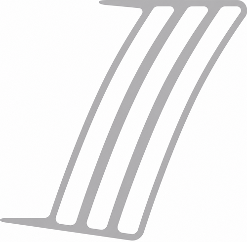 Faux Vent Connected Triple Slot Accent Pair Universal Vinylaufkleber für Chevrolet Camaro 2014-2015