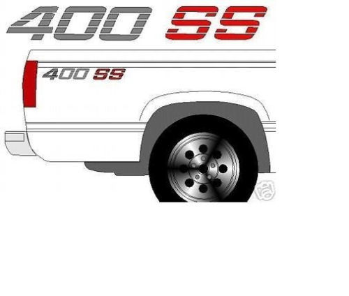 400 Ss Chevrolet Chevy Truck Bettseitenaufkleber