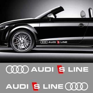 Audi S Line Motor Sports Decal Aufkleber