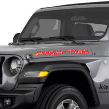 High Tide Schriftzug Hauben-Seiten-Aufkleber für Jeep Wrangler_2