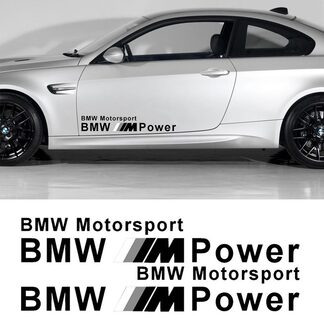 Bmw M Power Motorsport Aufkleber Aufkleber Neu
