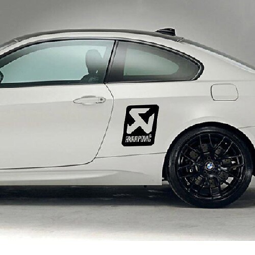 Akrapovic Logo Seiten Vinyl Aufkleber Sticker