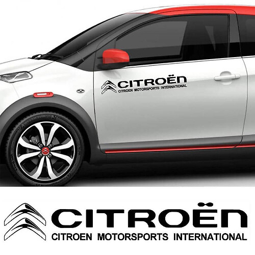 Citroen Motorsports International Seiten-Vinyl-Aufkleberset für Citroen