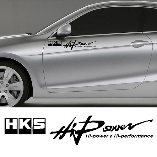 Honda Motorsport-Aufkleber. Hks
