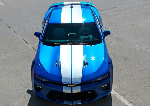 Rally-Streifen Komplettset Vinyl-Aufkleber für Chevrolet Camaro 2016-2018