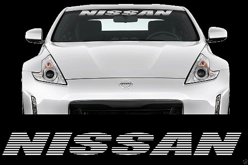 Nissan Strobe-Style Windschutzscheiben-Banner Vinyl-Aufkleber für Nissan-Fahrzeuge