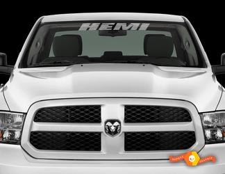 HEMI 30 Zoll DODGE Frontscheibe Fenster Banner Aufkleber Aufkleber Dodge Ram