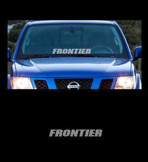 Frontier-Banner-Aufkleber für Frontscheibe, 23 Zoll, passend für alle Nissan Frontier