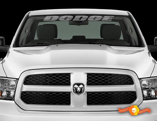 Gebrandetes Windschutzscheiben-Banner Vinyl-Aufkleber für Dodge Ram Charger Challenger Avenger Durango