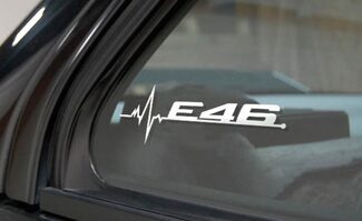 BMW E46 ist in meiner Blood-Fensteraufkleber-Grafik zu sehen
