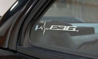 BMW E36 ist in meiner Blood-Fensteraufkleber-Grafik zu sehen
