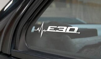 BMW E30 ist in meiner Blood-Fensteraufkleber-Grafik zu sehen
