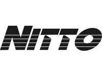 NITTO gestreifter Racing-Vinylaufkleber