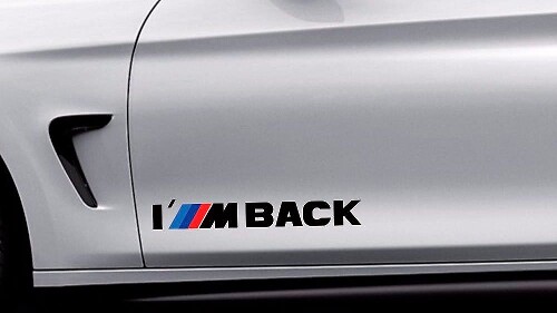 I'm Rückseitige Tür Vinyl-Aufkleber für BMW M5