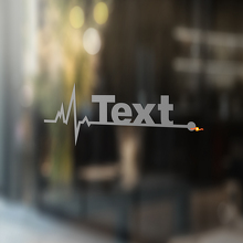 Herzfrequenz-Stil Schriftzug Fenster Vinyl-Aufkleber Decals Grafik für Jeep Wrangler 2