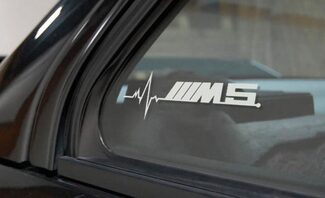 BMW M5 ist in meiner Blood-Fensteraufkleber-Grafik zu sehen
