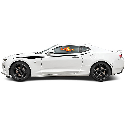 Custom Tribal Seitenstreifen Vinyl-Aufkleber-Set für Chevrolet Camaro 2016-2017