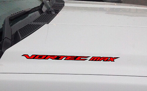 Vortec Max Umriss Motorhaubenaufkleber Paar für Chevrolet Silverado GMC Sierra