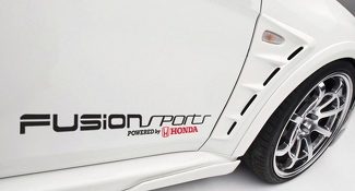 Fusion Sports Powered by Honda Auto Aufkleber Vinyl Aufkleber Civic S2000 Accord Si D