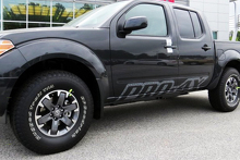 Pro-4X Motorhauben- und Seiten-Vinylaufkleber-Set für Nissan Frontier 2016_3