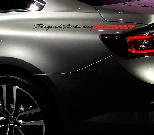 Schriftzug Aufkleber Aufkleber Emblem Logo Vinyl Talisman für Renault