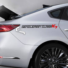 Paar Schriftzug Aufkleber Aufkleber Emblem Logo Vinyl für Kia K7 Cadenza B Typ
 3