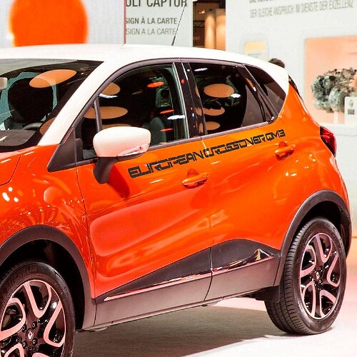 Schriftzug Aufkleber Aufkleber Emblem Logo Vinyl Captur Qm3 für Renault