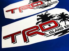 Toyota TRD Island Edition Off Road Tacoma Tundra Aufkleber Vinyl Aufkleber Palm 2