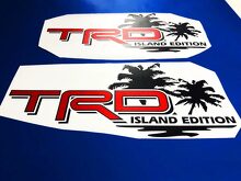 Toyota TRD Island Edition Off Road Tacoma Tundra Aufkleber Vinyl Aufkleber Palm 3