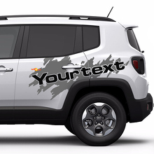Spritz- und Spritzschutz Motorhauben- und Seitengrafik Vinylaufkleber für Jeep Renegade 6