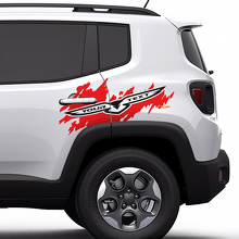 Trailhawk Seitenschutz-Logo Vinyl-Aufkleber Decal für Jeep Renegade Cherokee 3
