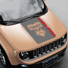 Yeti Bigfoot Sasquatch Logo Grafik Motorhauben Vinyl Aufkleber Decal für Jeep Renegade 3
