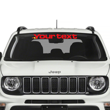 Windschutzscheiben-Banner Grafik Seiten-Splash Kratzer Grafik Vinyl Aufkleber Decal für Jeep Renegade 3