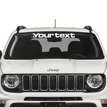 Windschutzscheiben-Banner Grafik Seiten-Splash Kratzer Grafik Vinyl Aufkleber Decal für Jeep Renegade 5