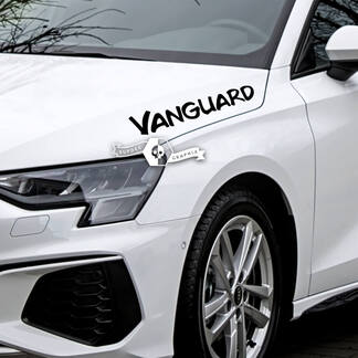 Motorhauben-Schriftzug, Aufkleber, Emblem, Logo, Vinyl, Vanguard für Audi

